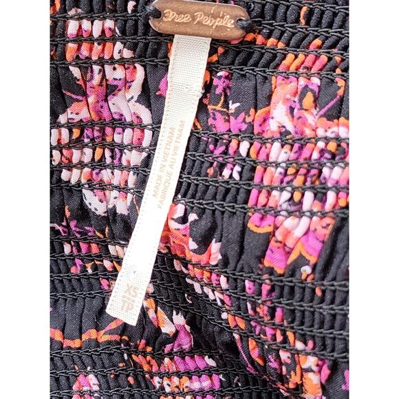 Free People Sweet Escape Maxi Dress XS Boho Prairie Floral Cottagecore Festival - Picture 6 of 16